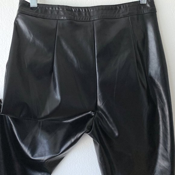 Vegan Black Leather Pants | Faux Leather Pants | PRINCESS POLLY | Rocker Pants 8 - Picture 9 of 9